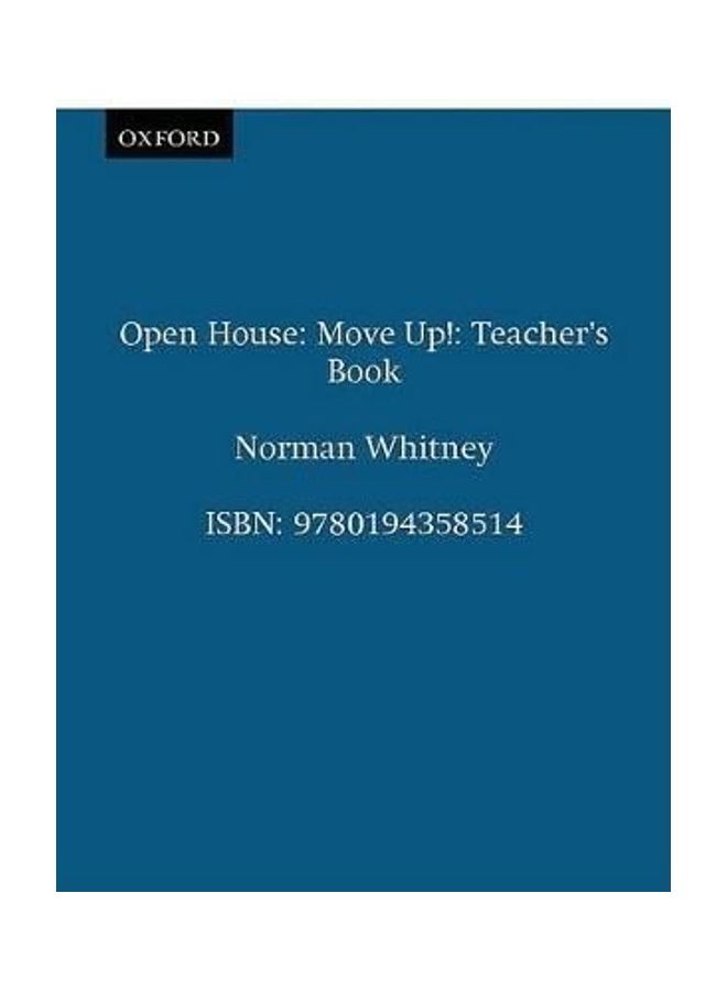 Open House Paperback English by Norman Whitney