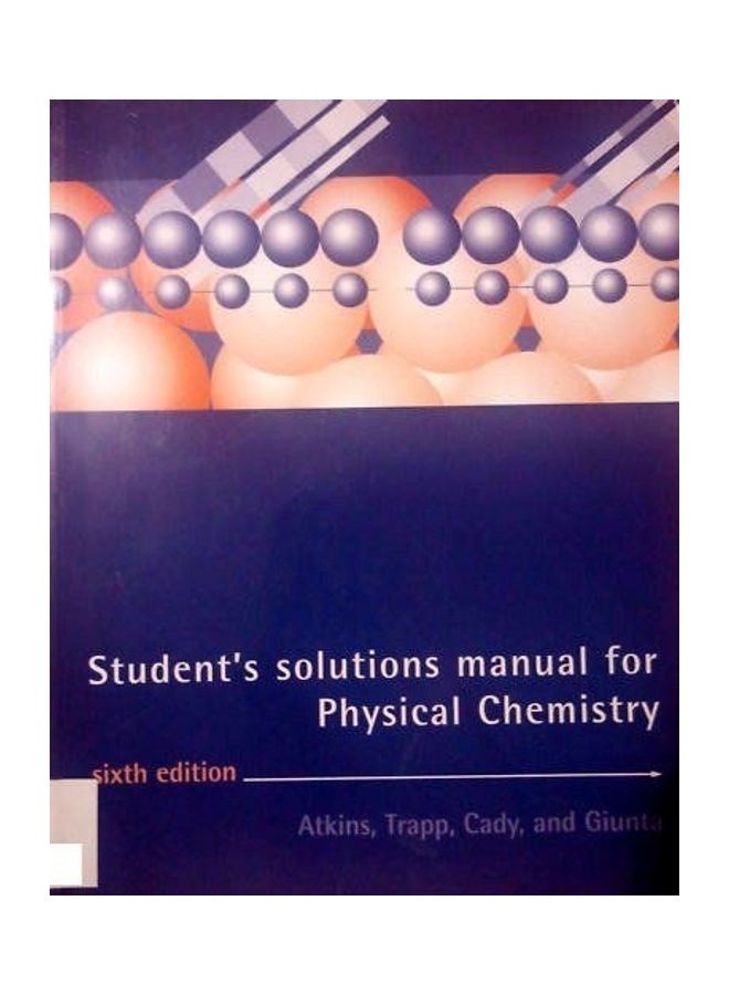 Physical Chemistry Paperback English by P. W. Atkins 