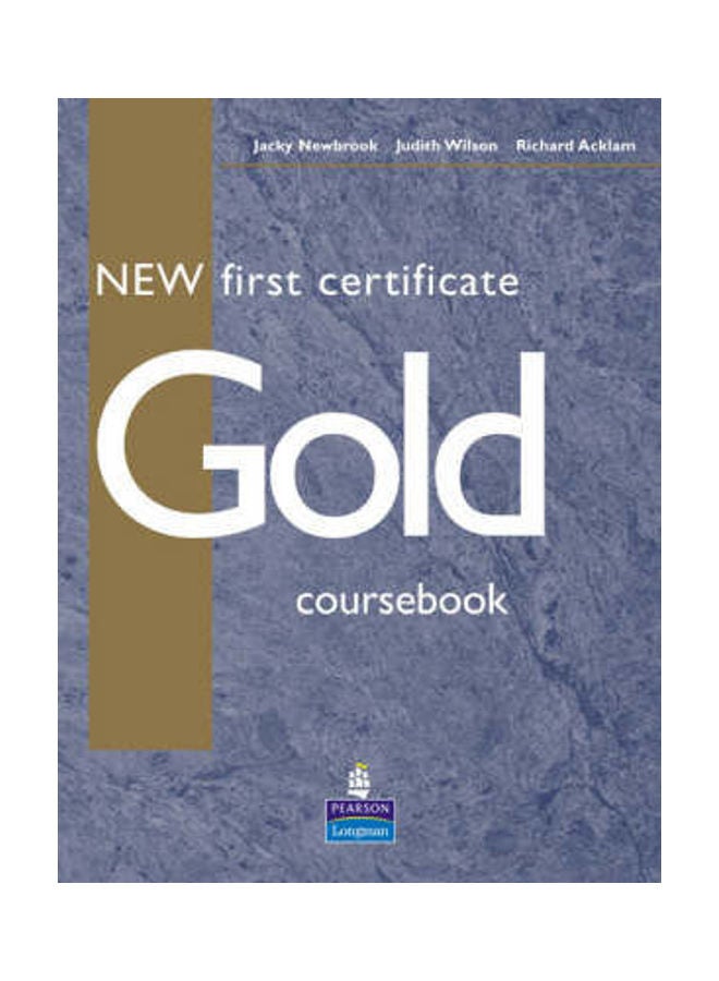New First Certificate Gold Course Book paperback english