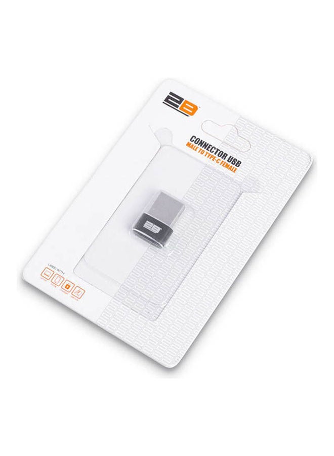 2بي موصل من Type C أنثى إلى USB ذكر - Image 3