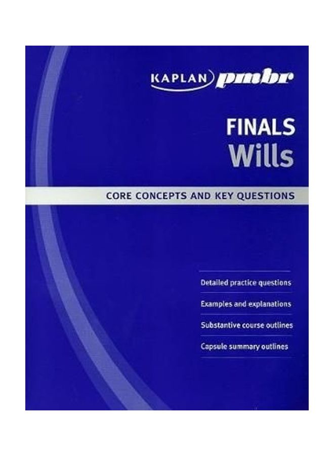 Finals Wills Core Concepts and Key Questions Paperback English by Kaplan PMBR 