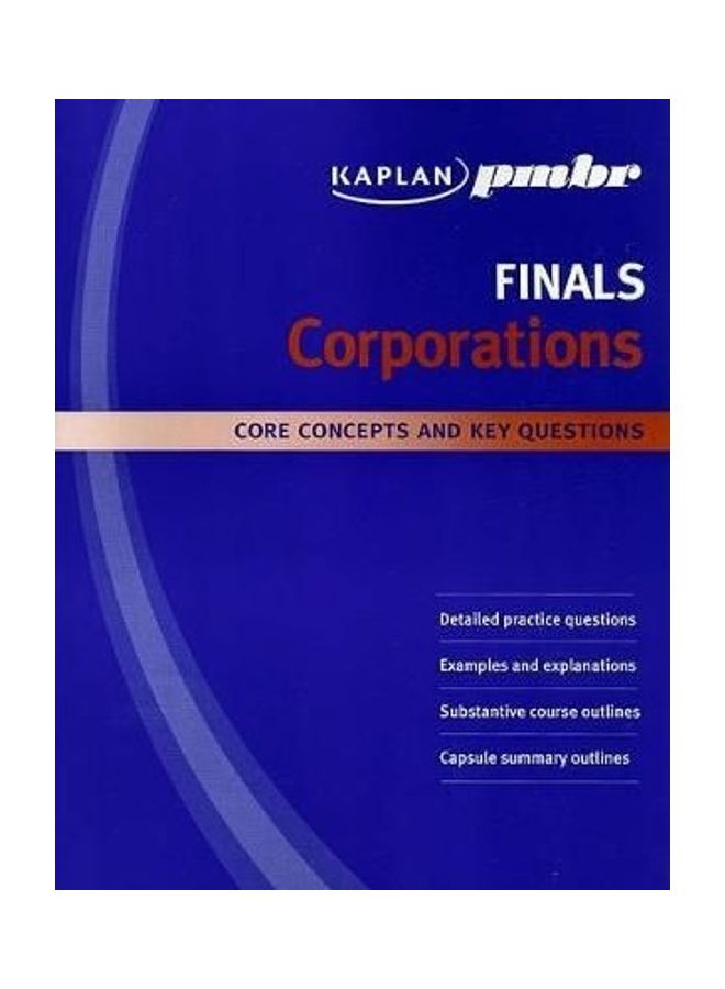 Corporations Core Concepts and Key Questions Paperback English by Kaplan PMBR 