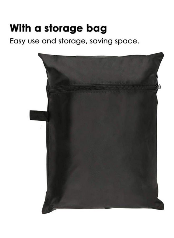 Generic Patio Heater Cover with Zipper Storage Bag Black  - Image 2