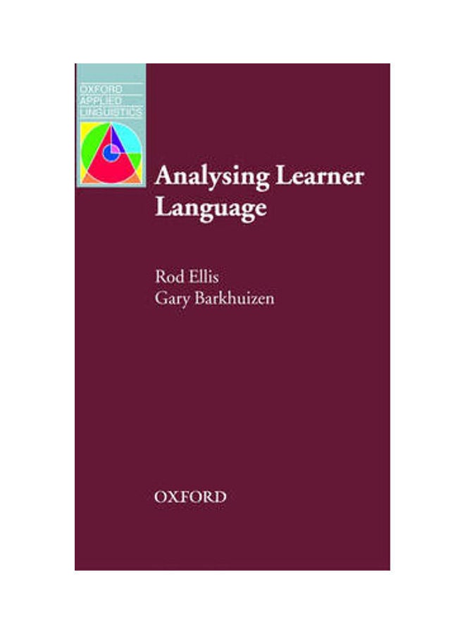 Analysing Learner Language Paperback English by Rod Ellis