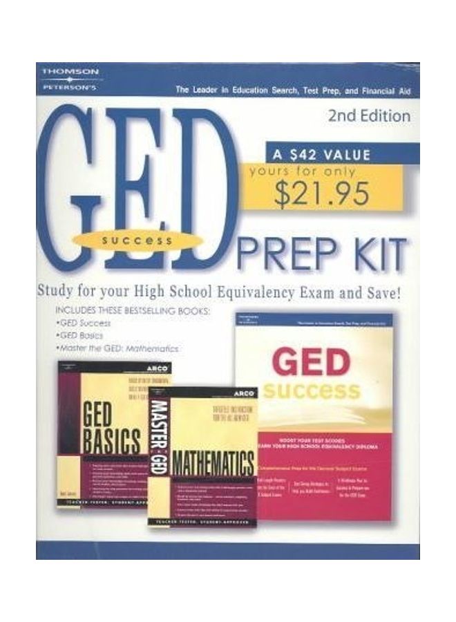 Ged Success Prep Kit Paperback English by Petersons 