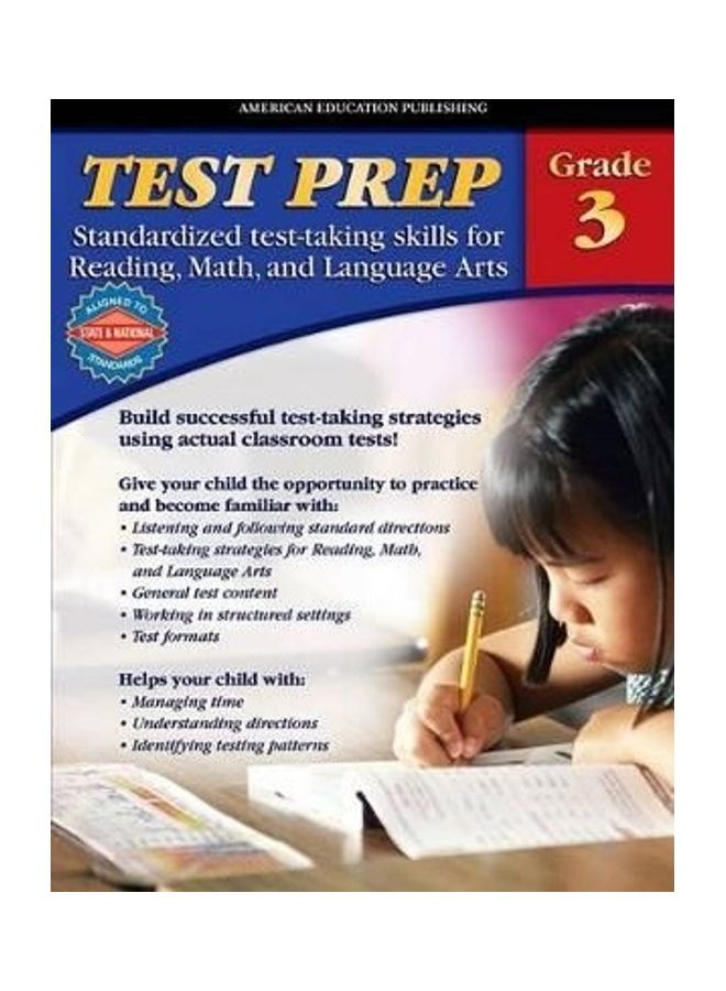 Aep Test Prep Grade 3 paperback english