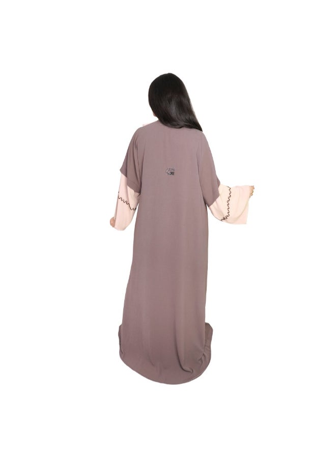 عباية جيلاتو من قماش الكريب - Image 2