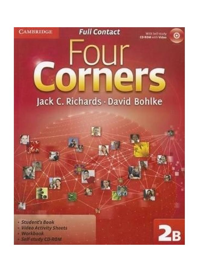 Four Corners Full Contact B with Self-study CD-ROM paperback english