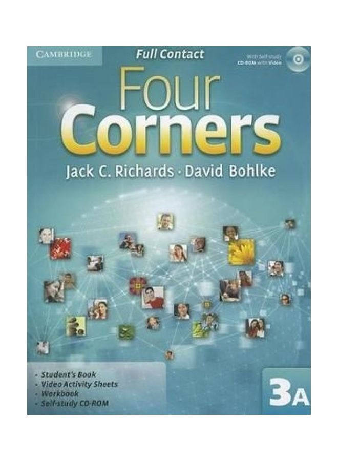 Four Corners Full Contact A with Self-study CD-ROM Paperback English by Jack C. Richards