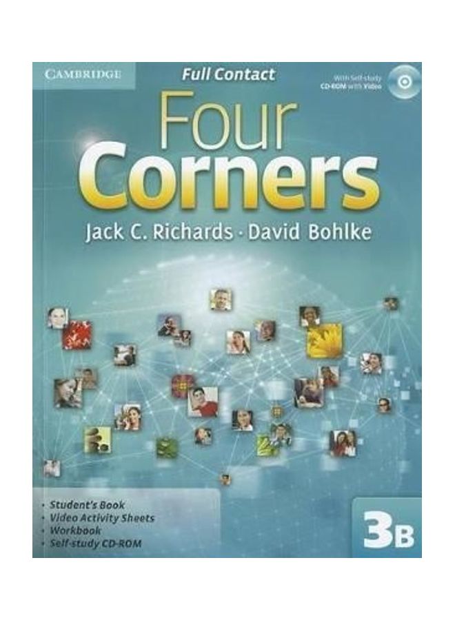 Four Corners Full Contact B with Self-study CD-ROM paperback english