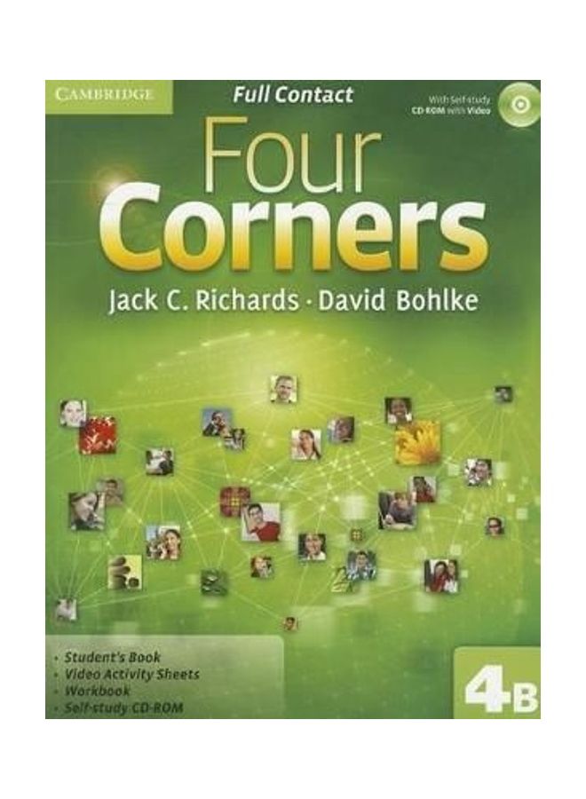 Four Corners Full Contact B with Self-study CD-ROM paperback english