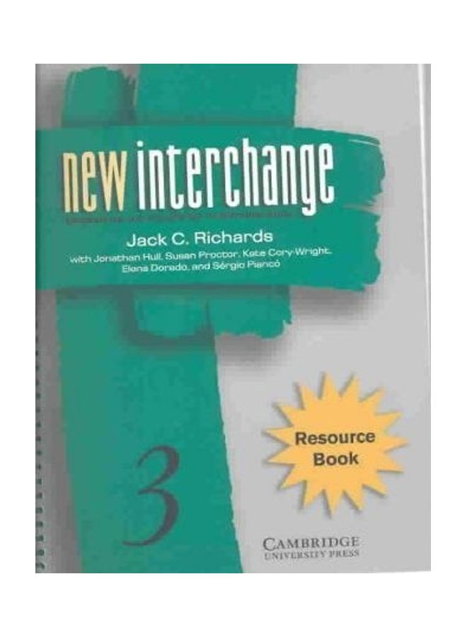 New Interchange Resource Book 3: English for International Communication paperback english