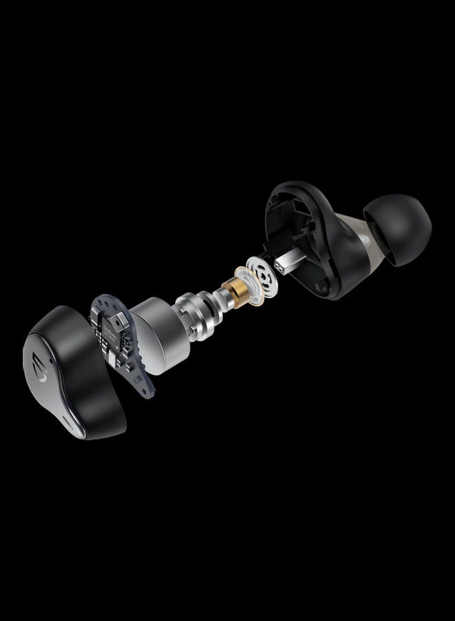 SoundPEATS - H1 Premium With Hybrid Dual Drivers Wireless Earbuds Black - Image 1