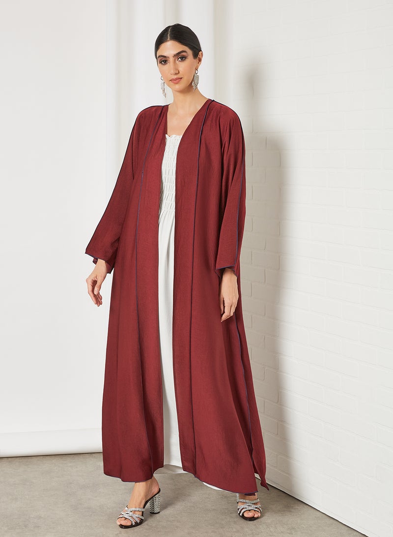 بوسني عباية بشت أنيقة أحمر - Image 1