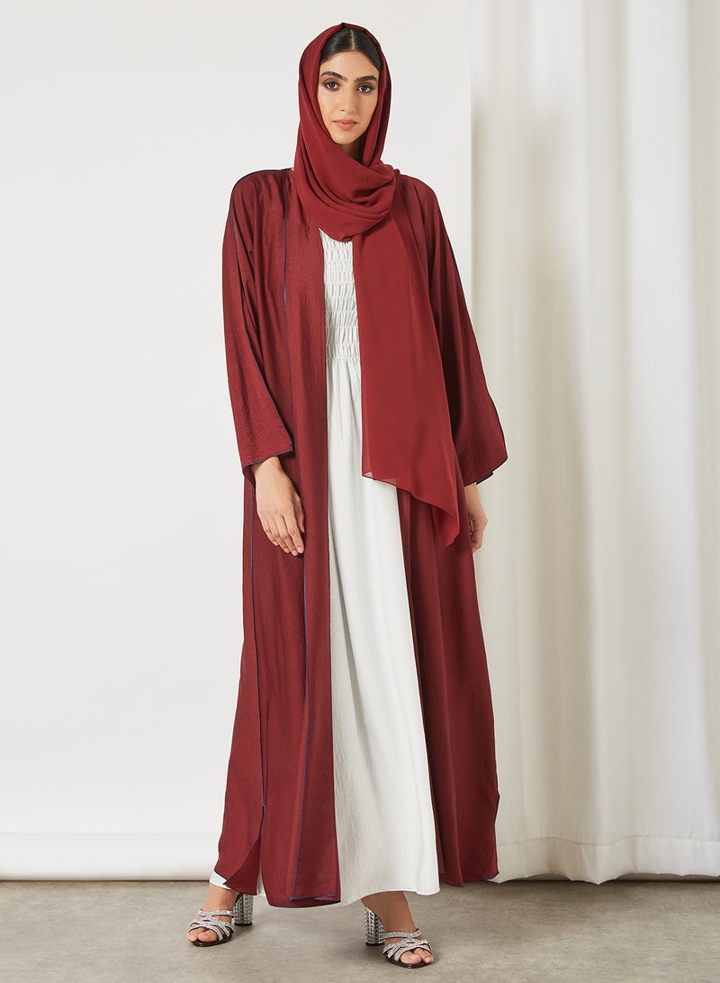 بوسني عباية بشت أنيقة أحمر - Image 3