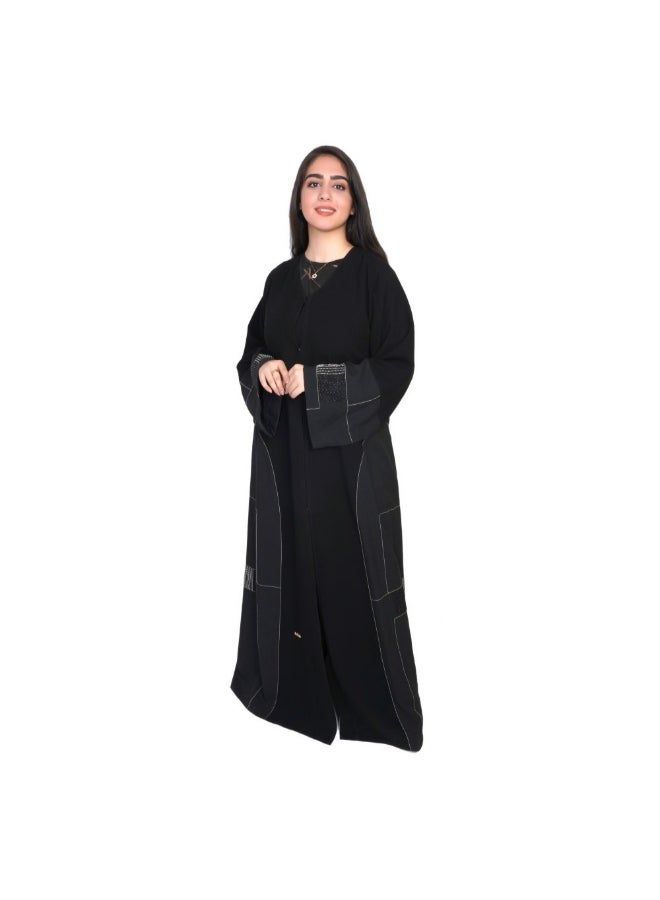 Geelato Casual Abaya Black - Image 1