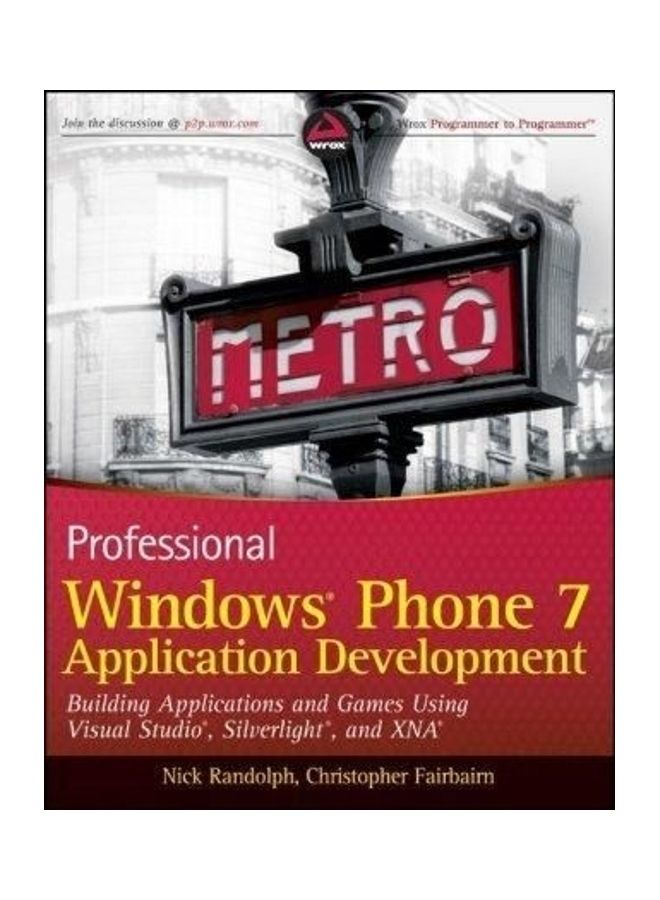 Professional Windows Phone 7 Application Development Paperback English by Nick Randolph 