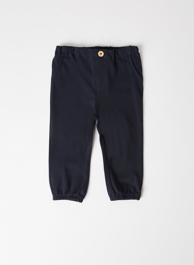 NAME IT Baby Cotton Joggers Dark Sapphire  - Image 1