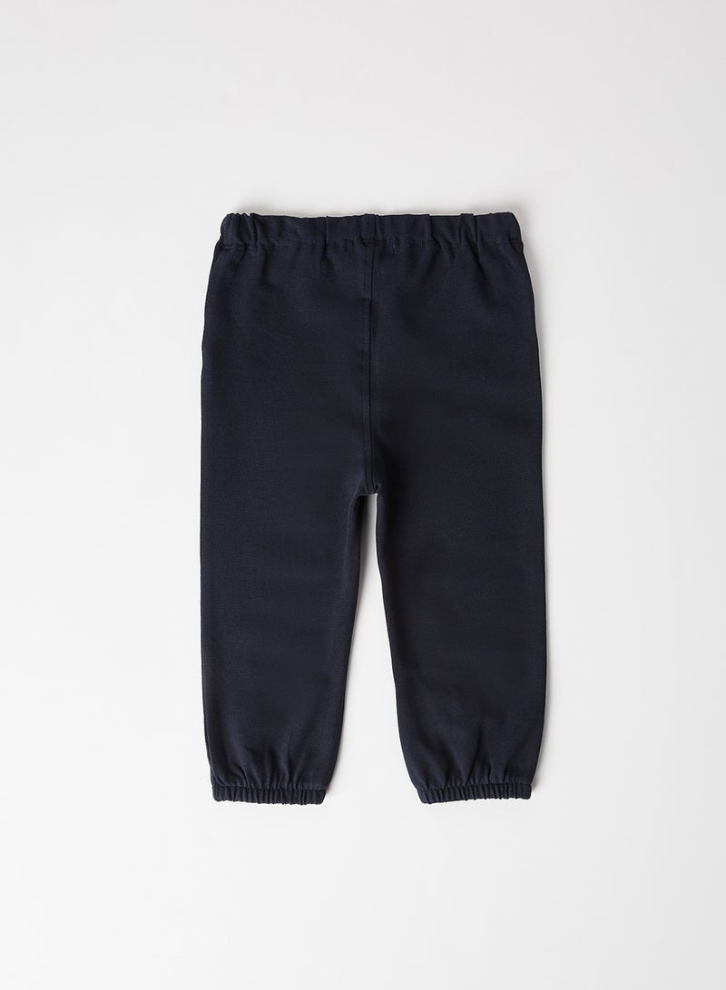 NAME IT Baby Cotton Joggers Dark Sapphire  - Image 2