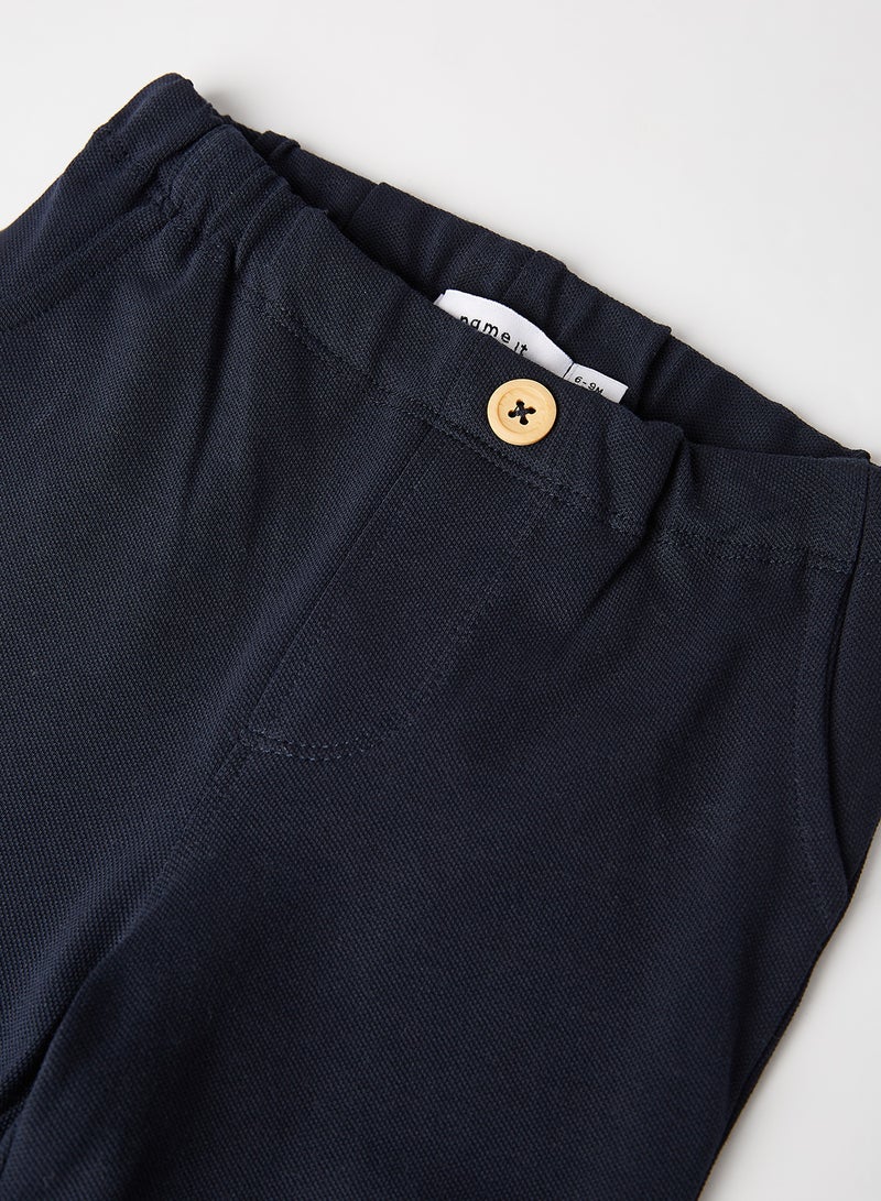 NAME IT Baby Cotton Joggers Dark Sapphire  - Image 3