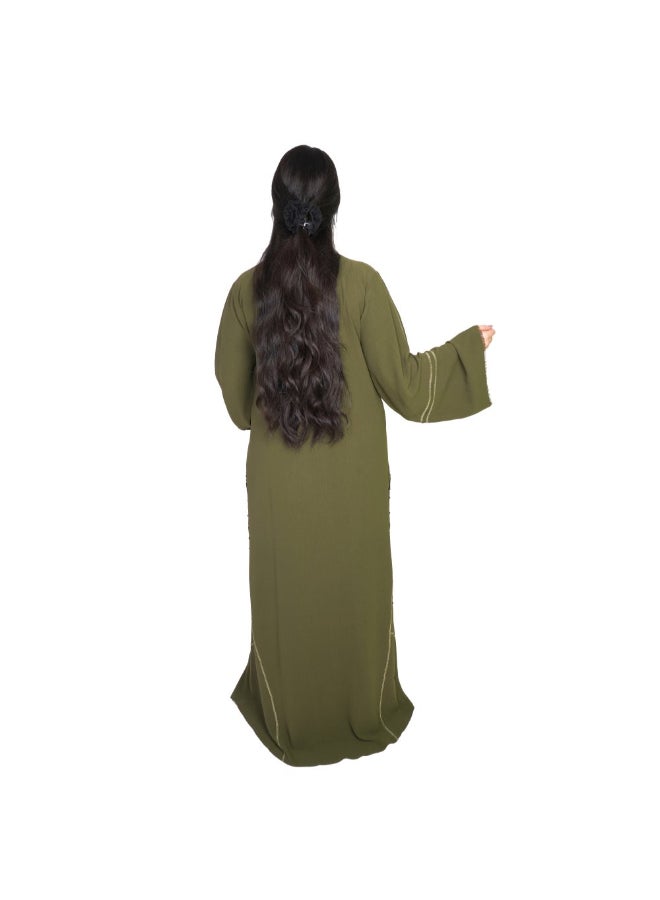 عباية كاجوال جيلاتو . أخضر - Image 2