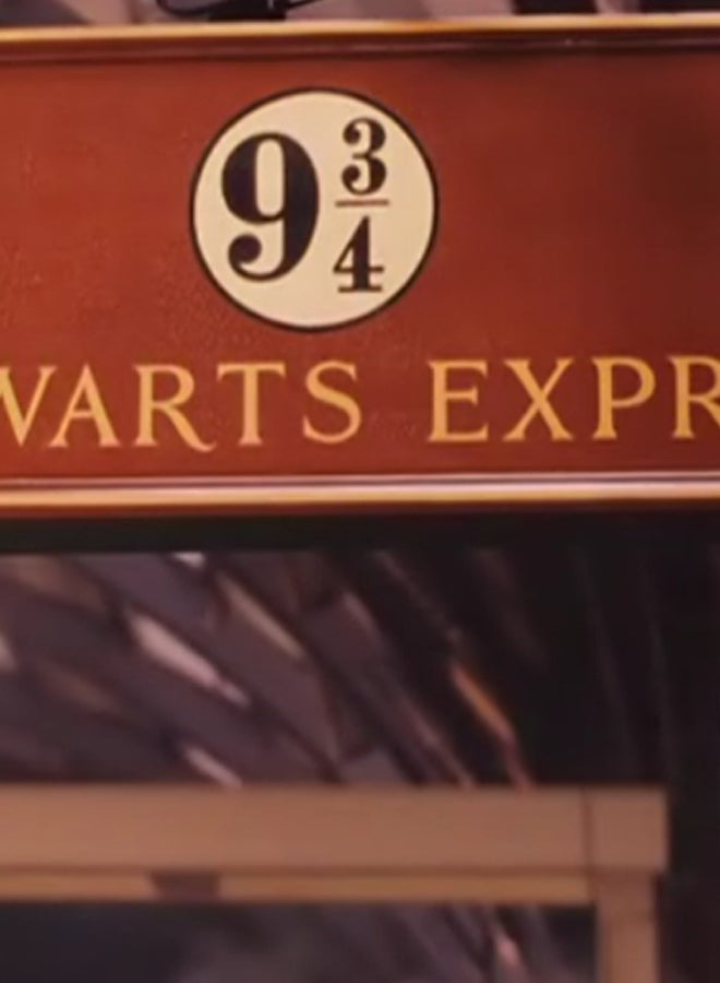 ذا نوبل كوليكشين لافتة بتصميم مستوحى من هاري بوتر بعبارة "Hogwarts Express" متعدد الألوان 22 x 8بوصة  - Image 2