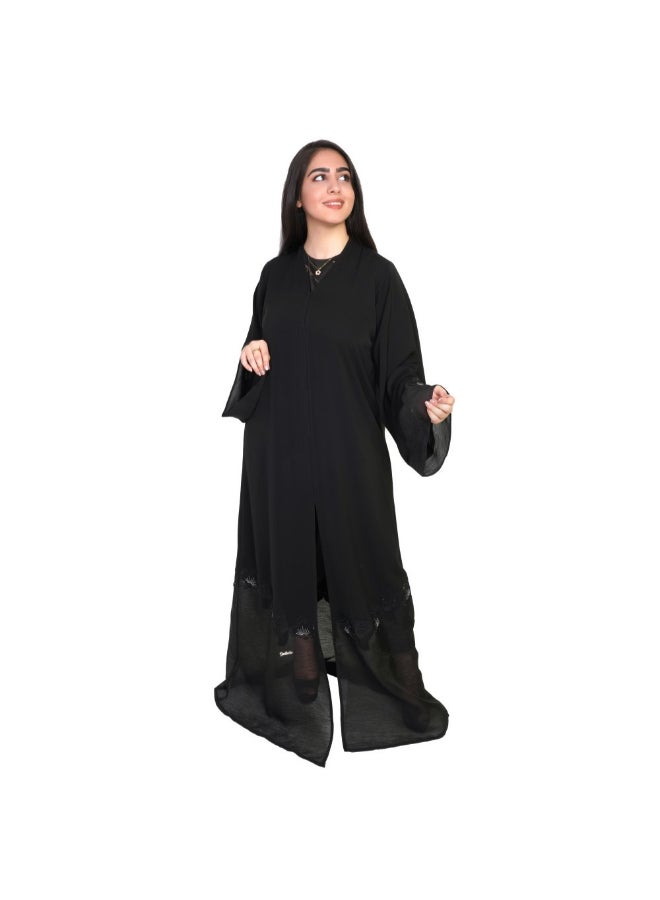 Geelato Casual Abaya Black - Image 1