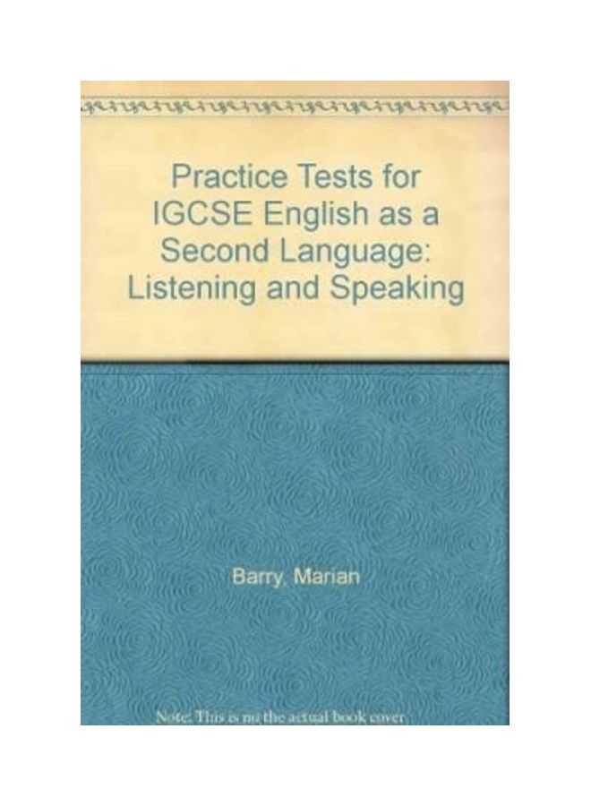 Practice Tests For IGCSE English As A Second Language: Listening And Speaking Paperback English