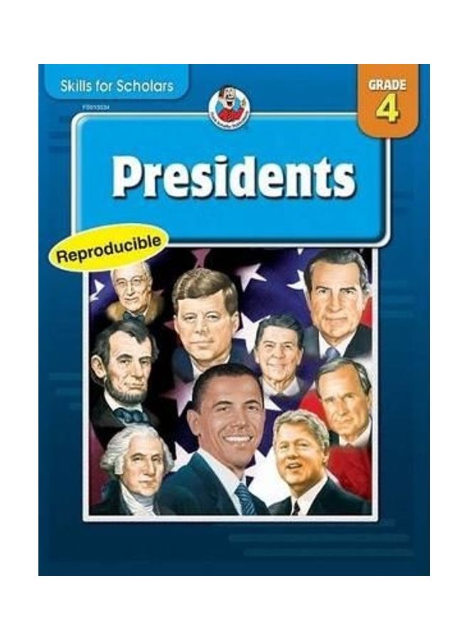 Skills For Scholars Presidents Grade 4 Paperback English by Frank Schaffer Publications