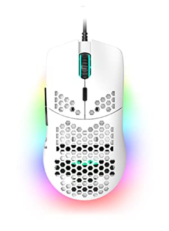 Ajazz Wired Gaming Mouse White - Image 2