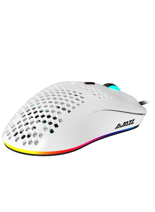 Ajazz Wired Gaming Mouse White - Image 4