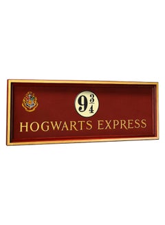 لافتة بتصميم مستوحى من هاري بوتر بعبارة "Hogwarts Express" متعدد الألوان 22 x 8بوصة