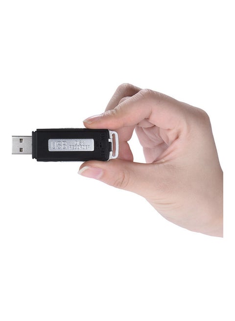 Portable USB Audio Voice Recorder LL0524-A Black/Silver