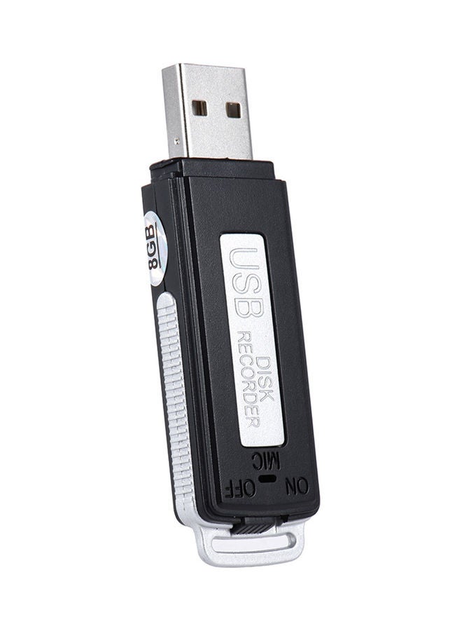 Portable USB Audio Voice Recorder LL0524-A Black/Silver