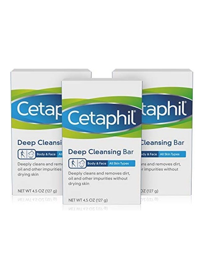 Cetaphil 3-Piece Deep Cleaning for All Skin White 127grams 