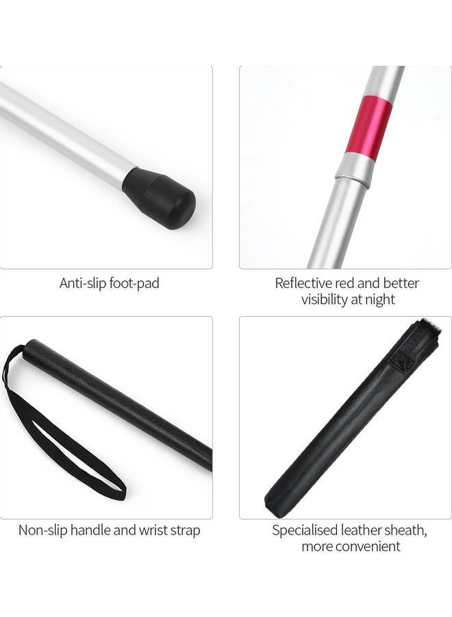 عصا دليل المشي لفاقدي البصر قابلة للطي - Image 3