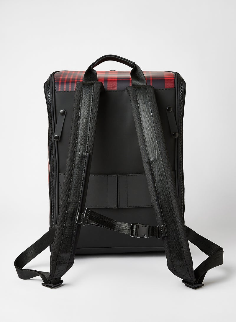 Tartan Structured Backpack Multicolor - v1621837714/N45994009A_2