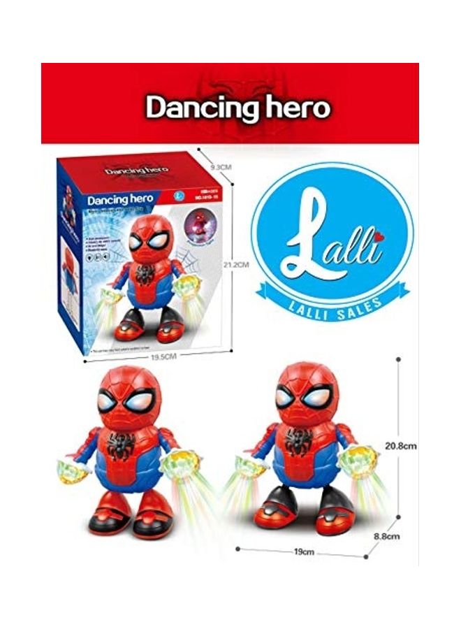 Lalli Sales - Cute Dancing Spiderman Toy with Reflected 3D Lights and Wonderful Music - Image 1