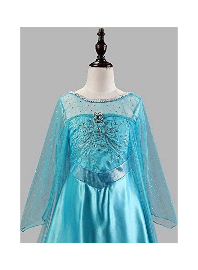 فانسي دريسويل Princess Gown Satin Eshia With Hair Accessories  - Image 2