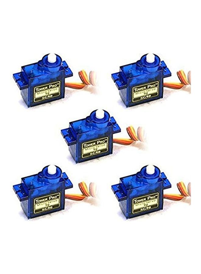 Robocraze 5-Piece Tower Pro Micro Servo Motor Driver for RC Helicopter - Image 1