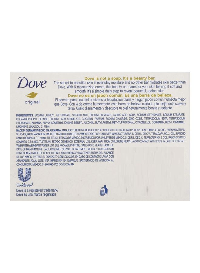 Dove Set Of 3 Moisturizing Cream Beauty Bar White 135grams - Image 3