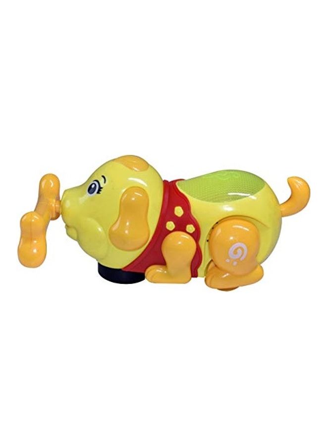 PopSugar Musical Tumbling Dog with Bone and Flashing Lights - Image 1