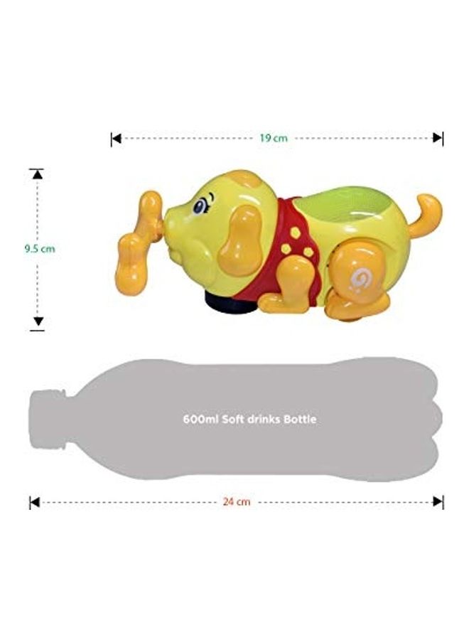 PopSugar Musical Tumbling Dog with Bone and Flashing Lights - Image 2