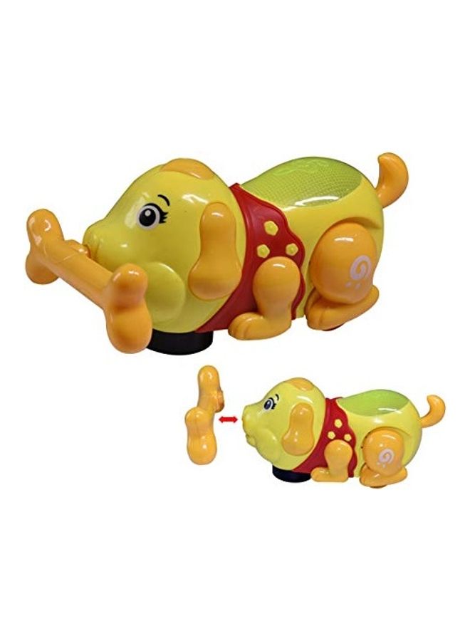 PopSugar Musical Tumbling Dog with Bone and Flashing Lights - Image 3