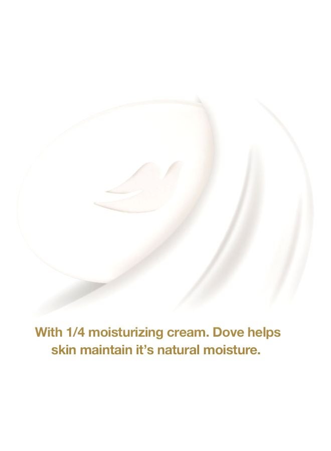 Dove 3-Piece Cream Beauty Bar Set White/Blue/Gold 3 x 135grams - Image 2
