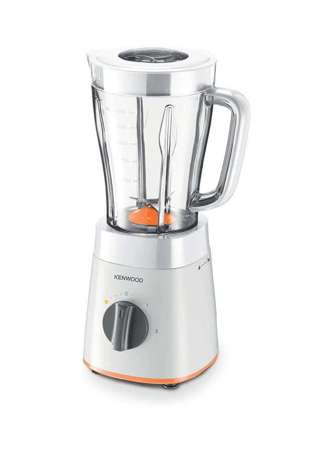 KENWOOD Blender, Ice Crush Function, Multi Mill, Grinder, 2 Speeds, 2 L 500 W BLP15.150WH00C057611KEAS White/Clear
