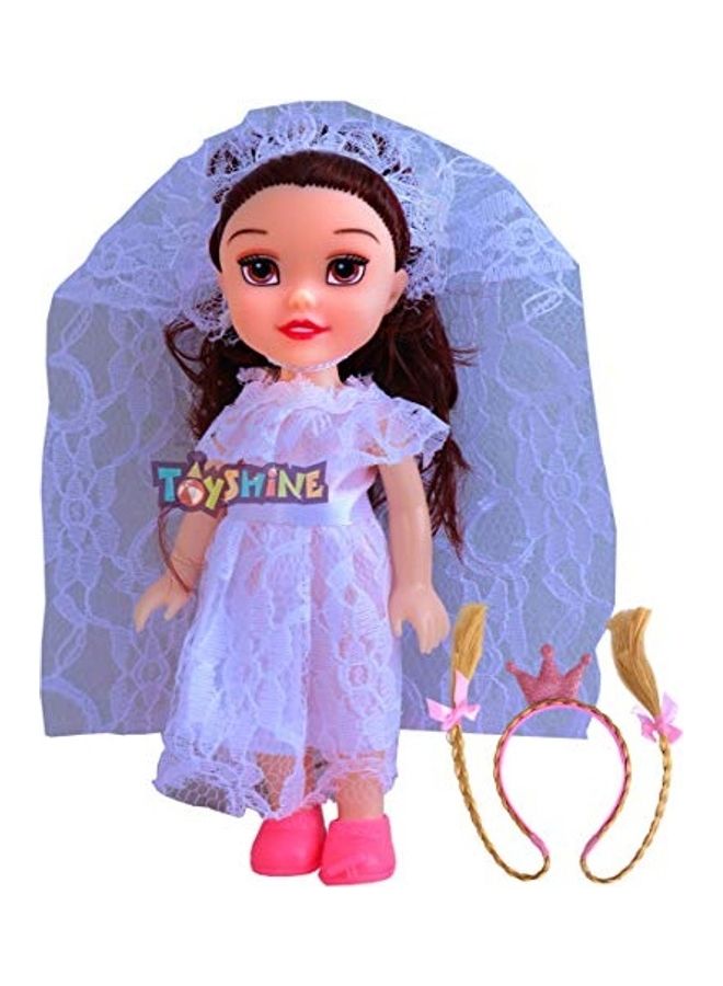 Toyshine I am Princess Doll with Long Braided Hair Includes Band 