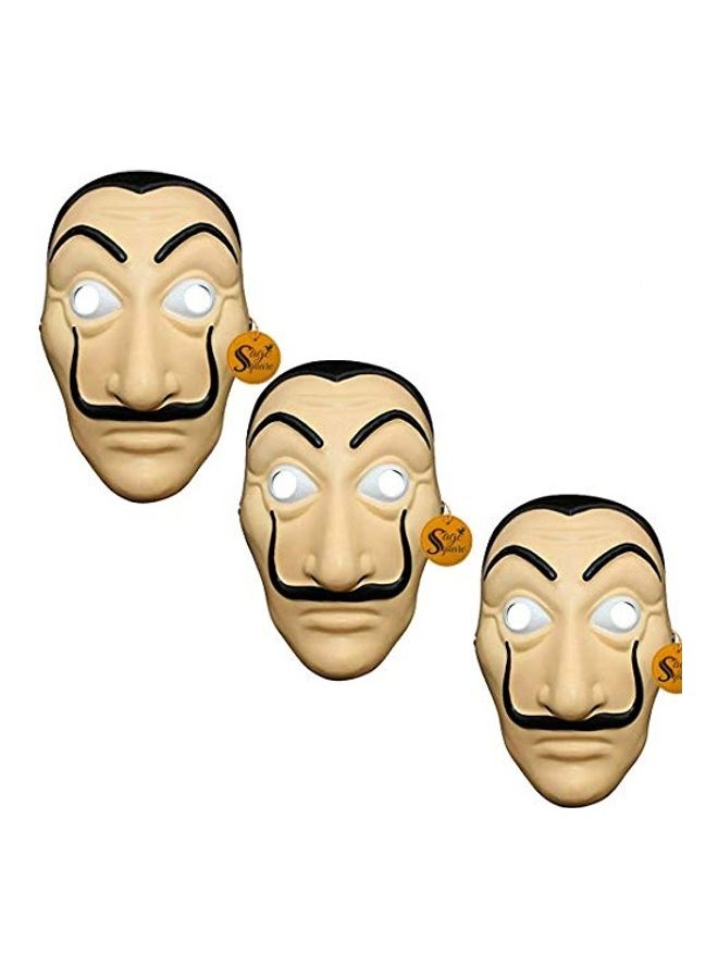 سايج سكوير مجموعة قناع تنكري بطابع مسلسل Money Heist من 3 قطع - Image 1