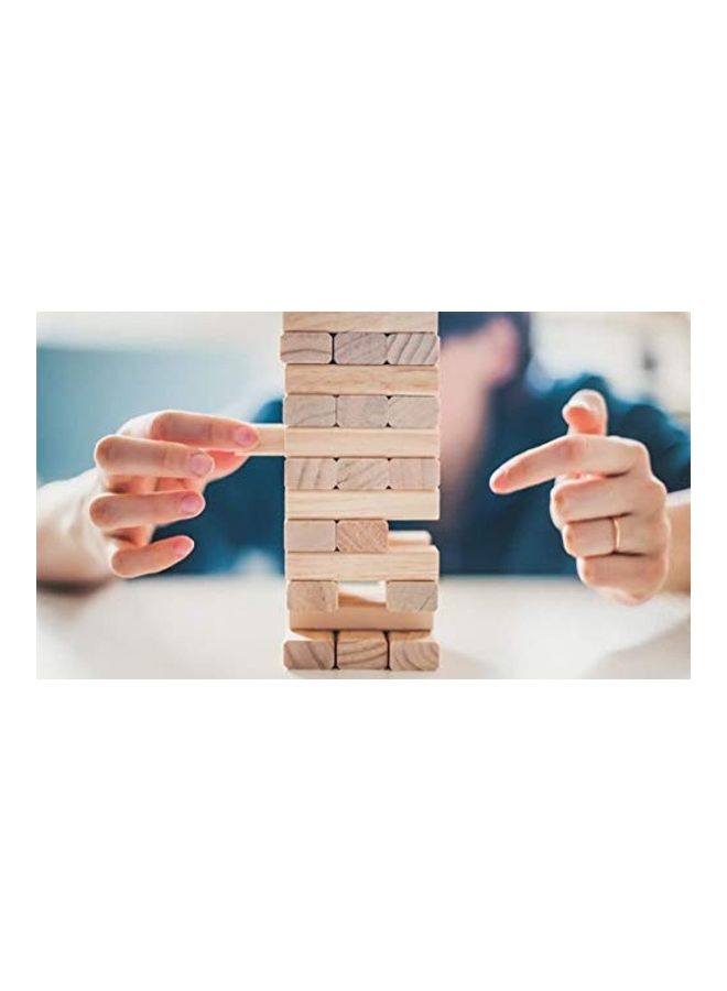 EduToys Wooden Tower Building Blocks  - Image 2