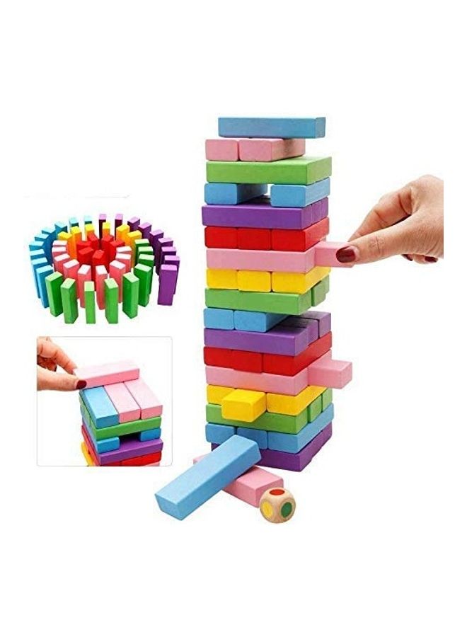 TechBlaze 51-Piece Wooden Blocks Kids Game - Image 2